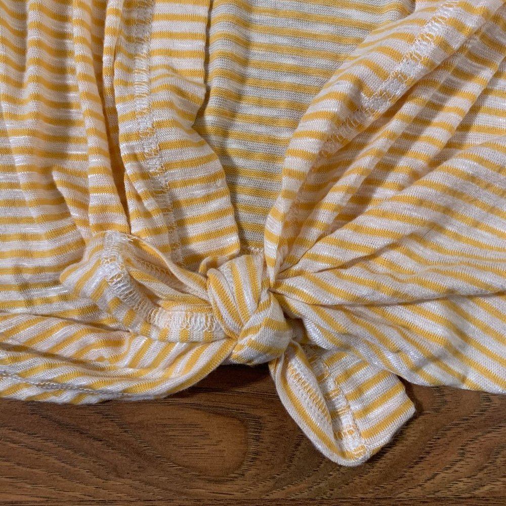 Plus Size Bobeau Cecile Striped Tie Cardigan - Picture 6 of 8